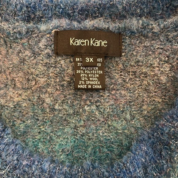 KAREN KANE Ombre Boucle Sweater - Picture 4 of 11